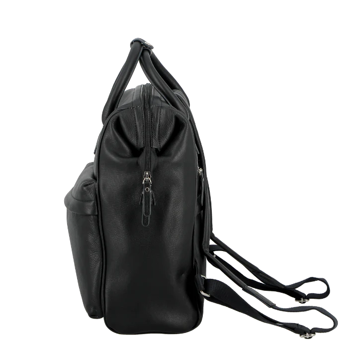 Sac à dos en cuir 38 cm - Uppsala Jump  | Ouverture à plat - Image 14