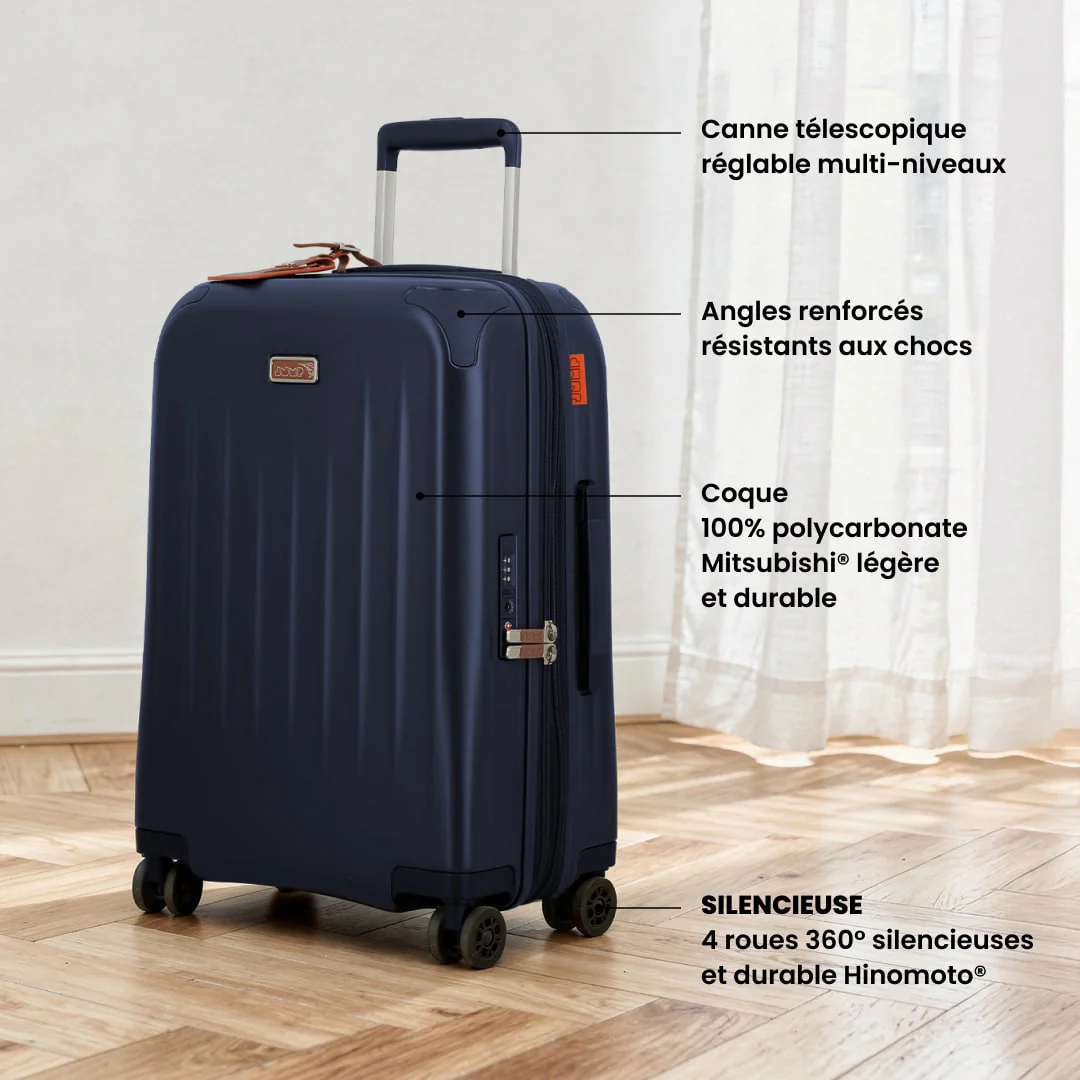 Valise cabine 55*35 cm - Uppsala Jump | Coque légère & durable - Image 3