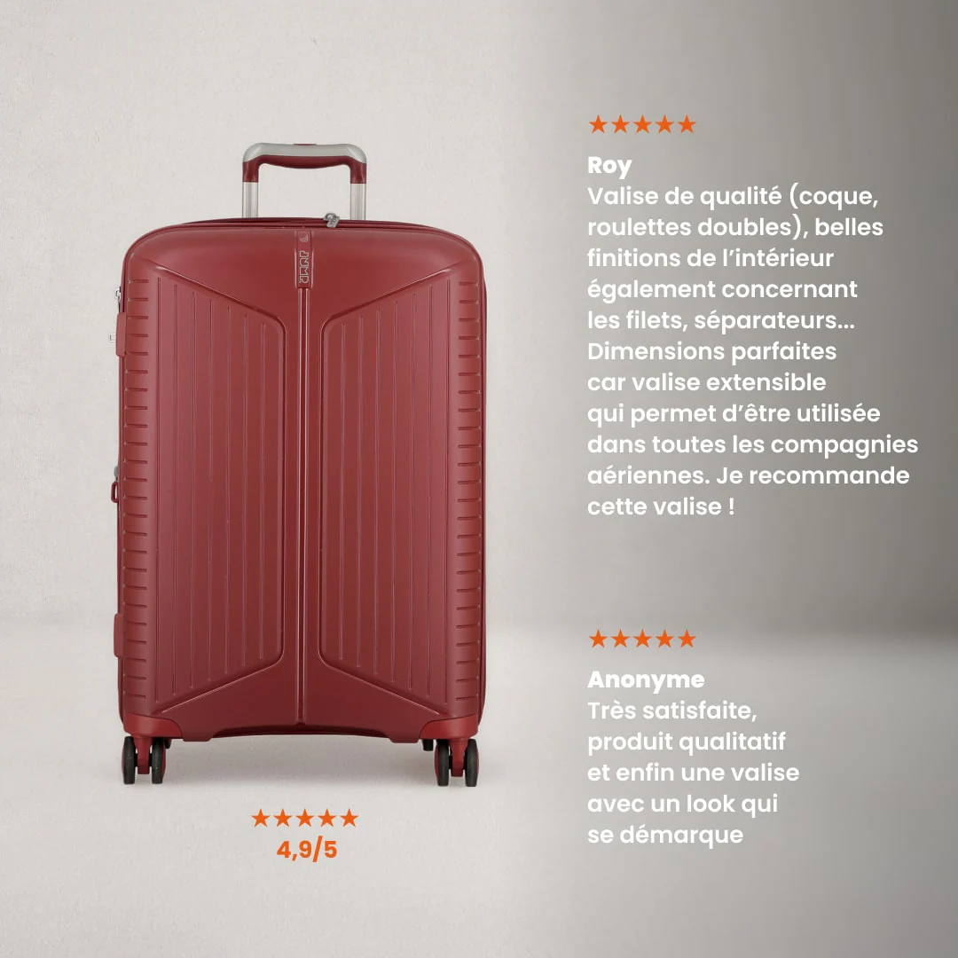 Valise large 76 cm - Evaé Jump | Organisation facile - Image 6