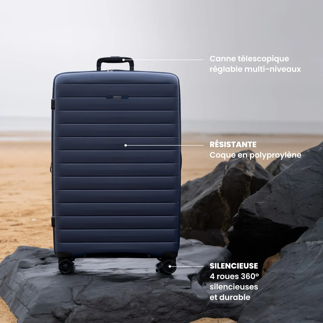 Valise médium 68 cm - Striper Jump | Organisation intuitive - Image 3